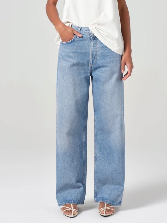 Agolde Denim - AGOLDE Low Slung Baggy in Libertine Size 27